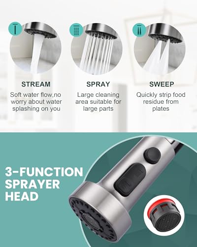 Kitchen Faucets with Pull Down Sprayer