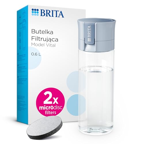 Water Filter Bottle Light Blue