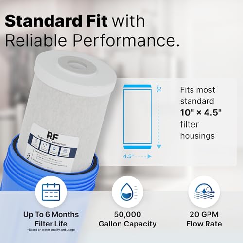Whole House Dual Purpose Sediment & Carbon Water Filter