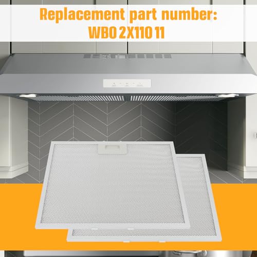 WB02X11011 Aluminum Range Hood Filter 14.5"×11.5" for GE