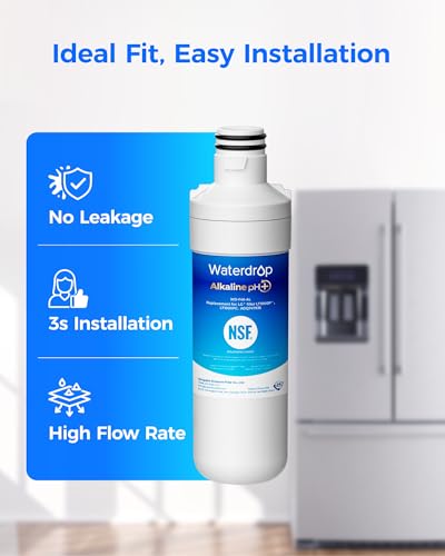 Alkaline LT1000PC ADQ747935 Refrigerator Water Filter (3 Count)