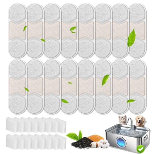 16+16 Pack Replacement Filters Compatible with Models DYSJ01 (32 Count)