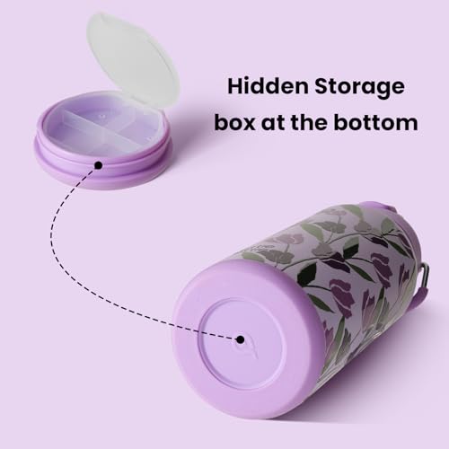 32oz Insulated Water Bottle with Pill Box