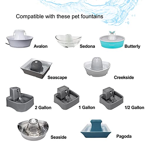 32 Pack Pet Fountain Replacement Filters