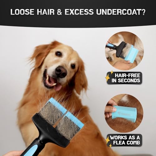 Dual Flexible Head Slicker Brush