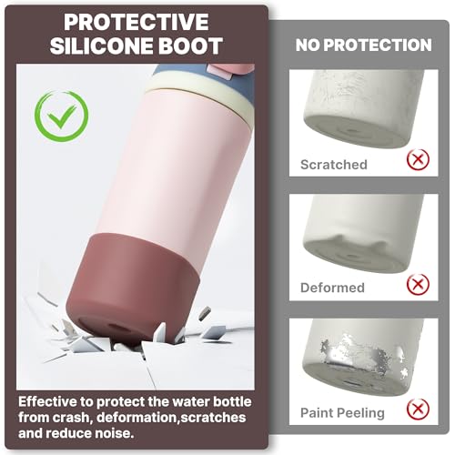 Silicone Water Bottle Boot for Owala 14