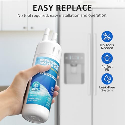 WRS315SDHM13 WRS315SDHM12 WRS325FDAM02 WRS325FDAM04 Water Everydorp Filter 1 Replacement for Whirlpool WRS315SDHZ WRS325SDHZ WRS321SDHZ WRS325SDHZ08 WRS321SDHZ08 WRS321SDHZ13 WRS315SDHZ19 WRS321SDHZ11 (3 Count)