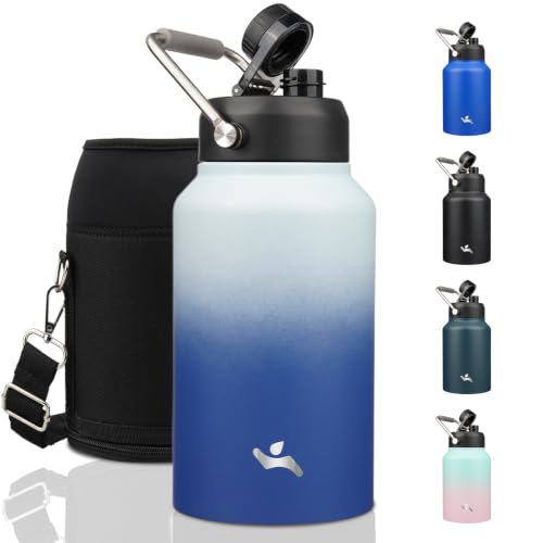 87 oz Insulated Stainless Steel Water Bottle Jug with Handle