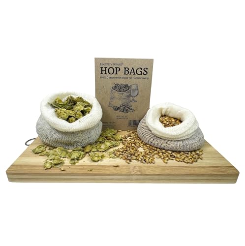 Cotton Brewing Bags for Hops & Grain (10 Count)
