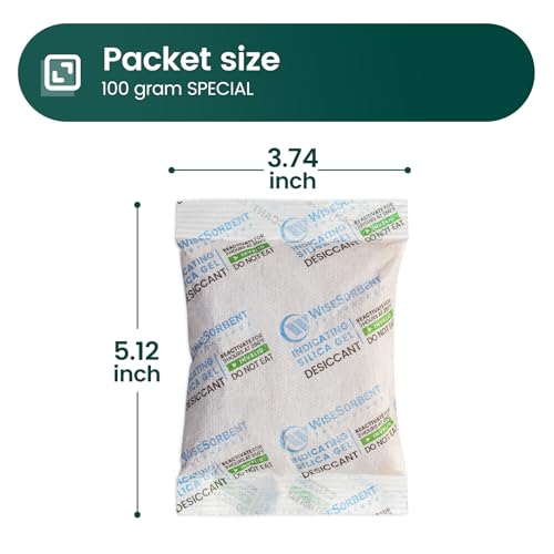 5Pcs 100g Rechargeable Desiccant Packs