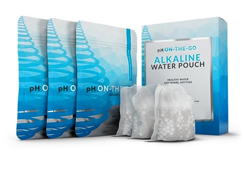 pH On-The-Go Alkaline Water Filter Pouch, High pH, 3-Pack (3 Count)