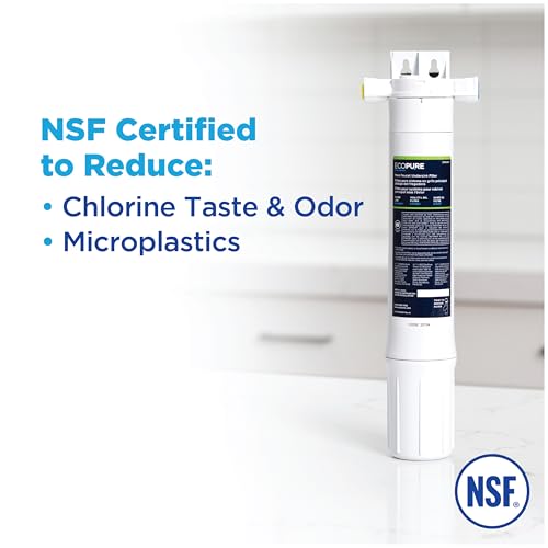 EPWUFF Under Sink Inline Water Filter System