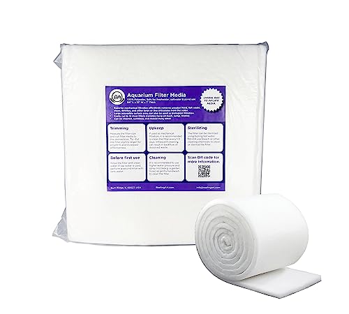 Reefing Art Aquarium Filter Pad Fine Media Roll 12" X 84"
