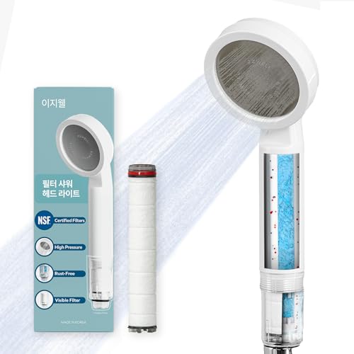 Visible Filtered Shower Head LITE Sediment Filter with High Pressure NSF Certified Korea