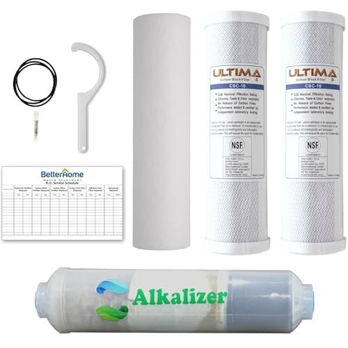 Ultima 7 VII 5 Stage Reverse Osmosis Filters with Alkalizer Post Filter
