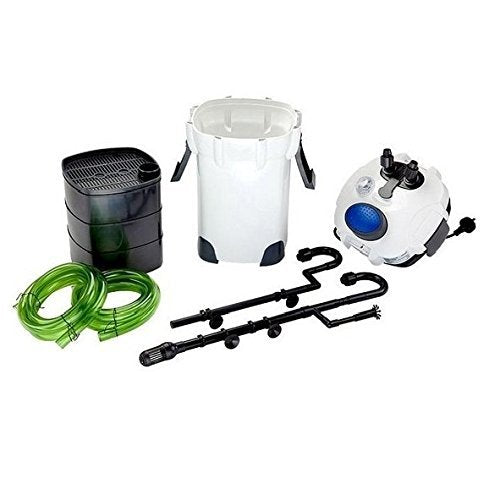 HW-304B 5-Stage External Canister Filter with 9W UV Sterilizer, 525 GPH