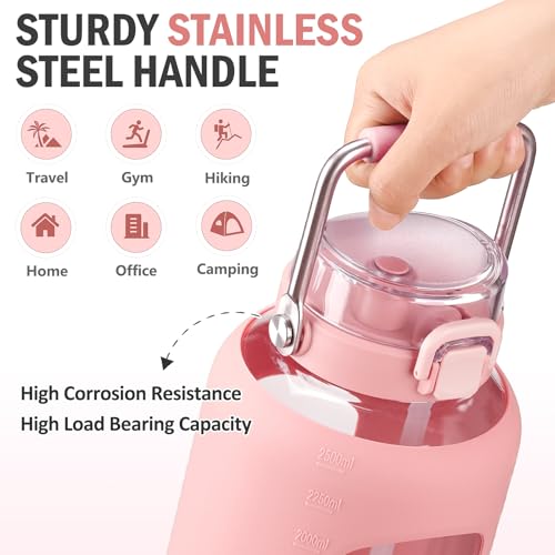 84oz Glass Water Bottle