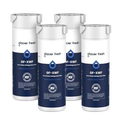 XWF Replacement for GE XWF Refrigerator Water Filter 4 Pack (4 Count)