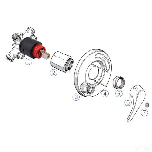 N40HLC Shower Cartridge For Zurn Temp