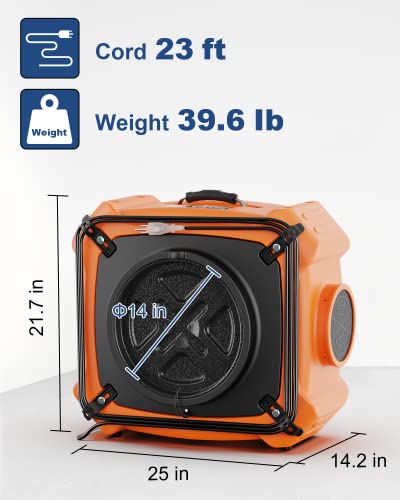 PureAiro HEPA Max 970 Air Scrubber with UV