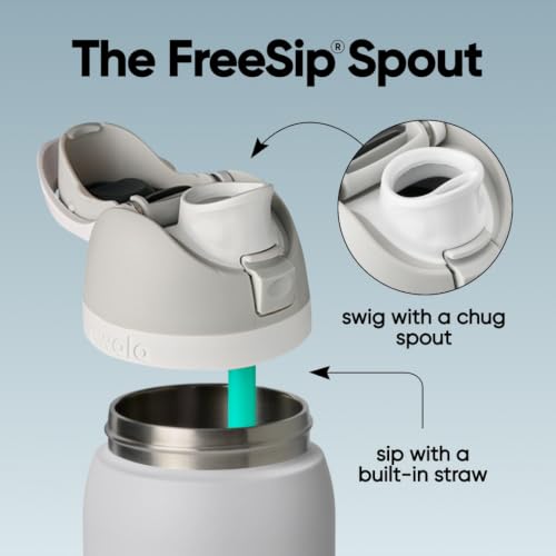 FreeSip Stainless Steel Water Bottle 32 oz Denim