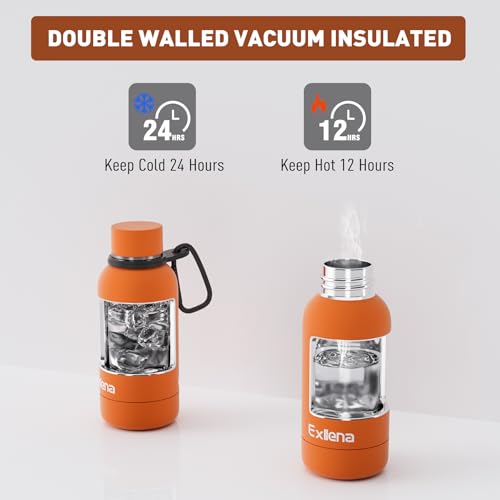 Small Water Bottle 12oz with Clip