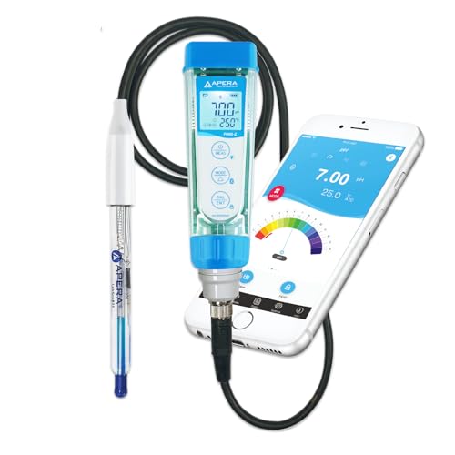 PH60Z HF Smart Handheld pH Meter Tester Kit with LabSen 835 ATC pH Electrode for Lab