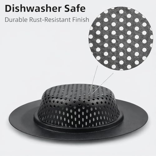 2 Pcs Sink Strainer for Most Kitchen Sink Drain Basket (2 Count)