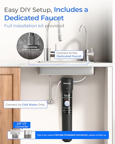 17UB Under Sink Water Filter System with Dedicated Faucet (1116 day)