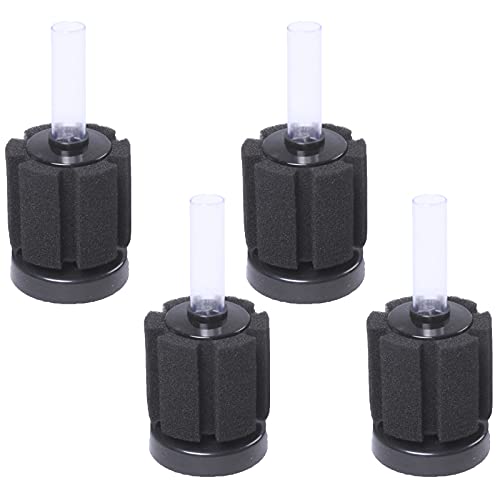 Aquarium Sponge Filter Breeding Fry Betta Shrimp Nano Fish Tank 4pcs (4 Count)