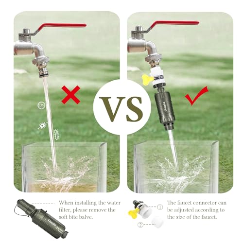 2 Pack Timain Portable Personal Water Filter Straw (2 Count)