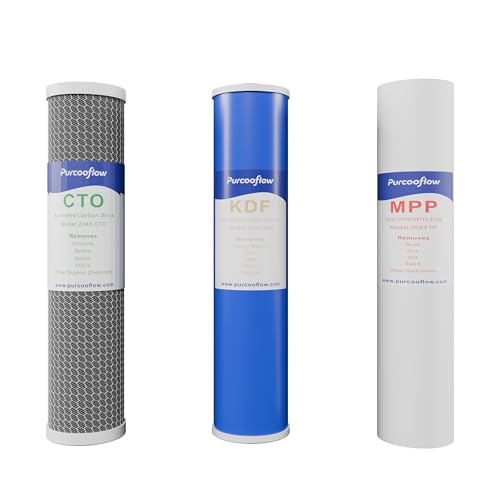 20" x 4.5" Heavy Metals Reduction Whole House Water Filter Replacement Set