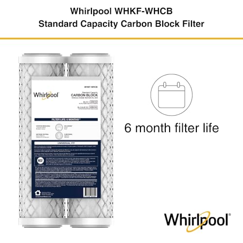 10" x 2.5" Carbon Block Water Filter WHKF (2 Count)