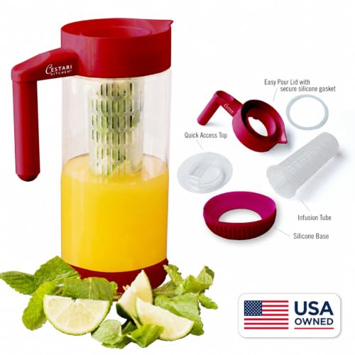 Glass Water Infusion Pitcher