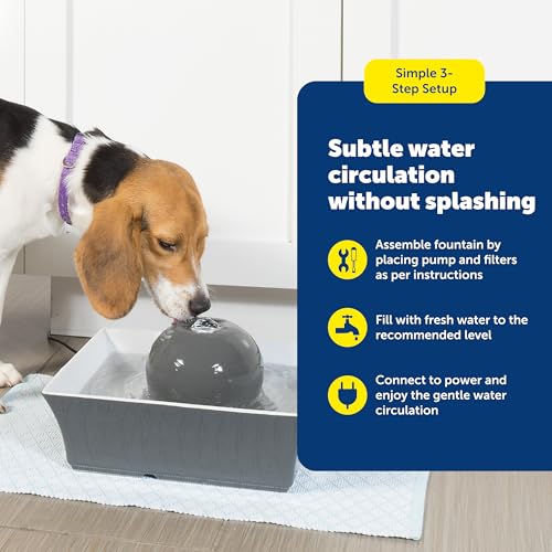 Drinkwell Ceramic Pet Water Fountain (4 Count)