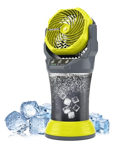 Portable Misting Fan with RGB Ambient Light