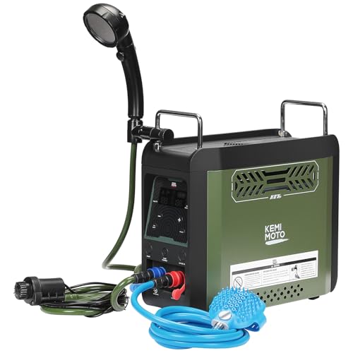 Portable Water Heater with Thermostatic Control and Pump