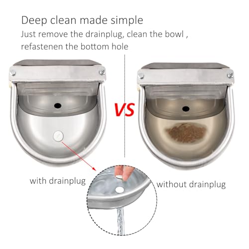 Automatic Water Dispenser for Dog Water Bowl Dispenser Large Size Stainless
