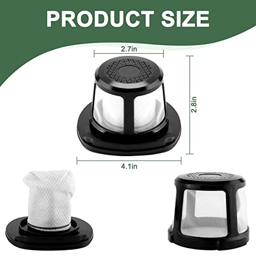 3061 Filter Replacement for Bissell PowerLifter Pet and Adapt Ion Filter (4 Count)