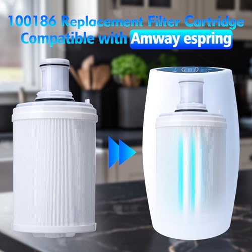 100186 Original Water Filter Replacement Cartridge Compatible with Amway Espring