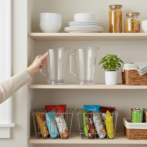 64oz Bistro Clear Pitcher (2 Count)