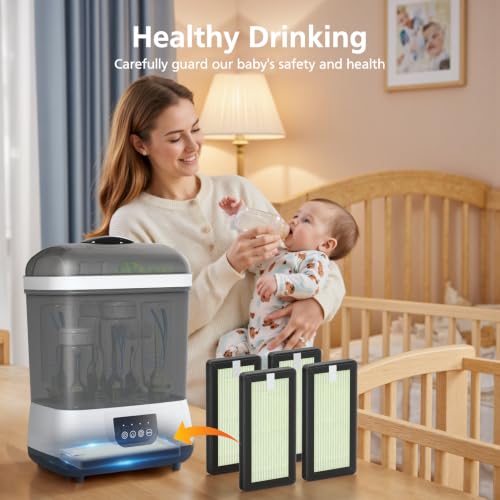 4 Pack HEPA Replacement Filter Compatible with Dr. Brown's All (4 Count)