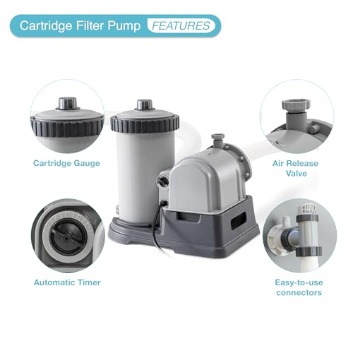 C2500 Krystal Clear Cartridge Filter Pump for Above Ground Pools