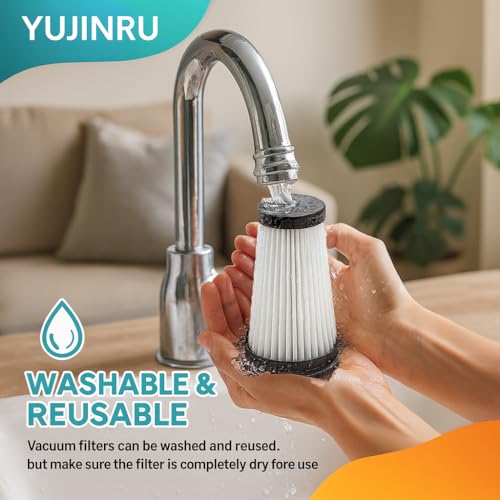 4 Pack Vacuum Filters Compatible with iwoly C150 Cordless Vacuum Cleaner (4 Count)