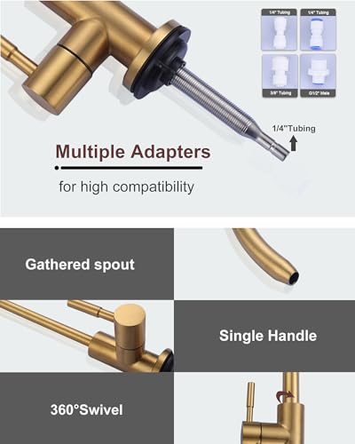 Kitchen Faucet and Water Filter Faucet Combo