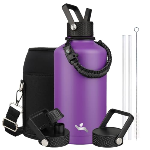 87 oz Insulated Stainless Steel Water Bottle Jug with Handle