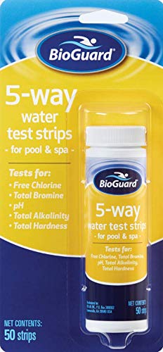 5-in-1 Pool Test Strips, 50 Strips (50 Count)