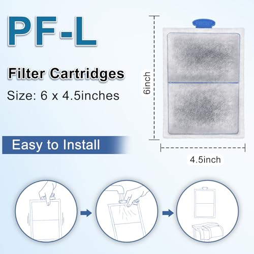 10 Pack PF L Filter Cartridges Compatible with PF20 (10 Count)
