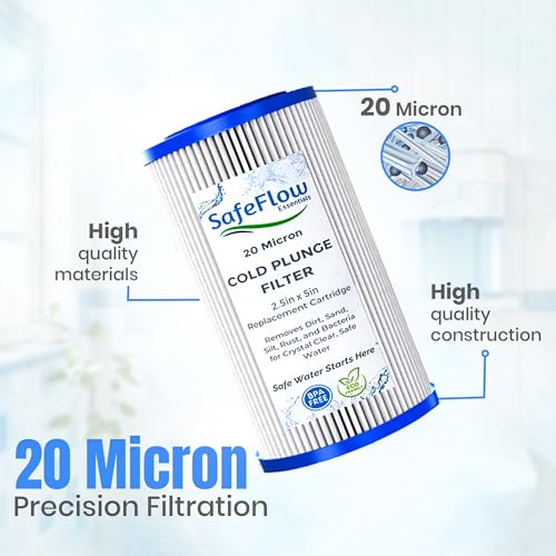 5" x 2.5" Cold Plunge Filter 20 Micron (6 Count)