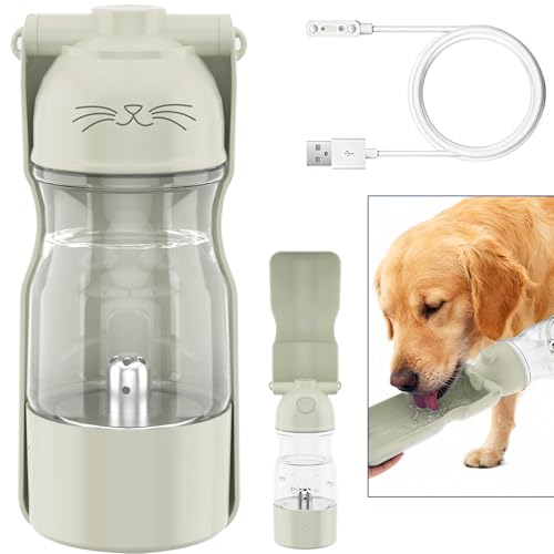 Dog Health Water Bottle Portable Active Oxygen Puppy Water Bowl & Dispenser for Travel Improves Taste and Boosts Immunity wih Ozone Purification Pet Health Care Water Bottle